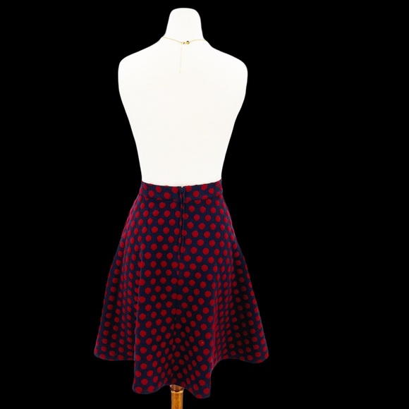 MODCLOTH Polka Dot A-Line Mini Skirt Size L - Picture 4 of 12